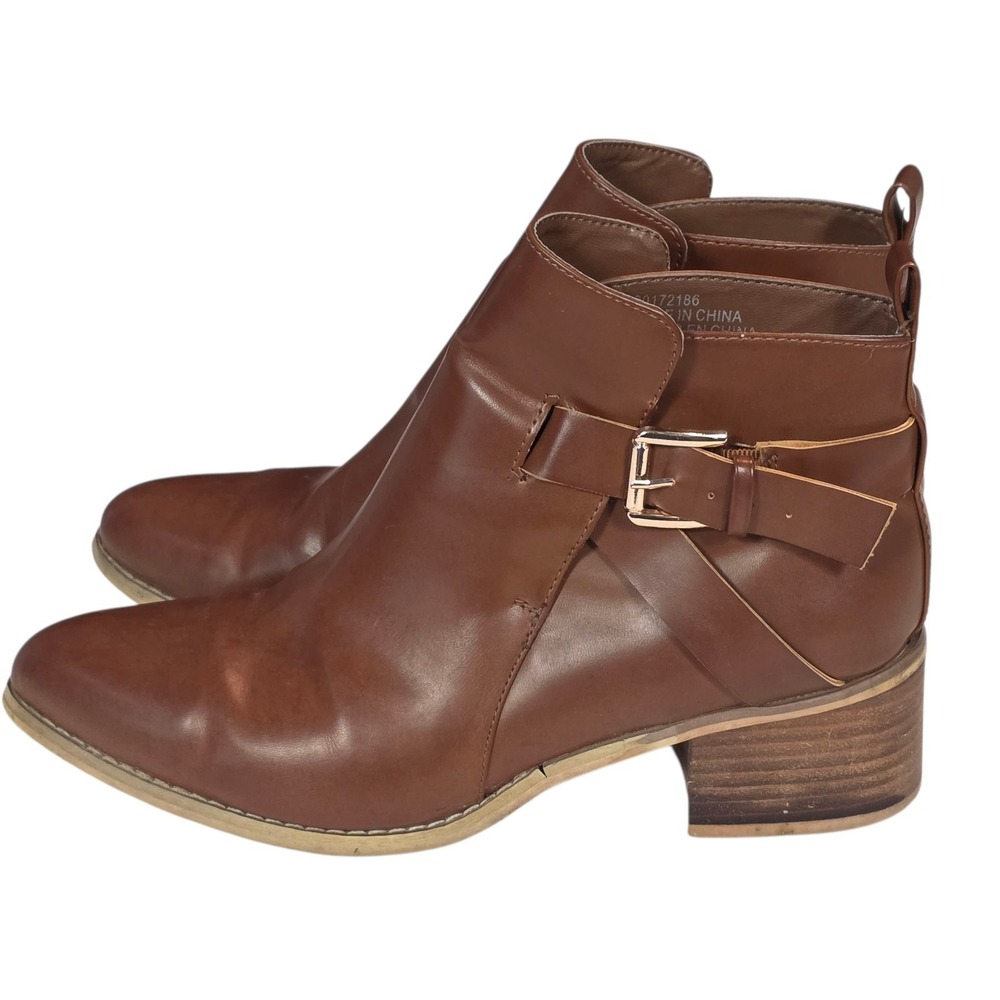 Brown Ankle Boots Size 9 - Picture 6 of 10